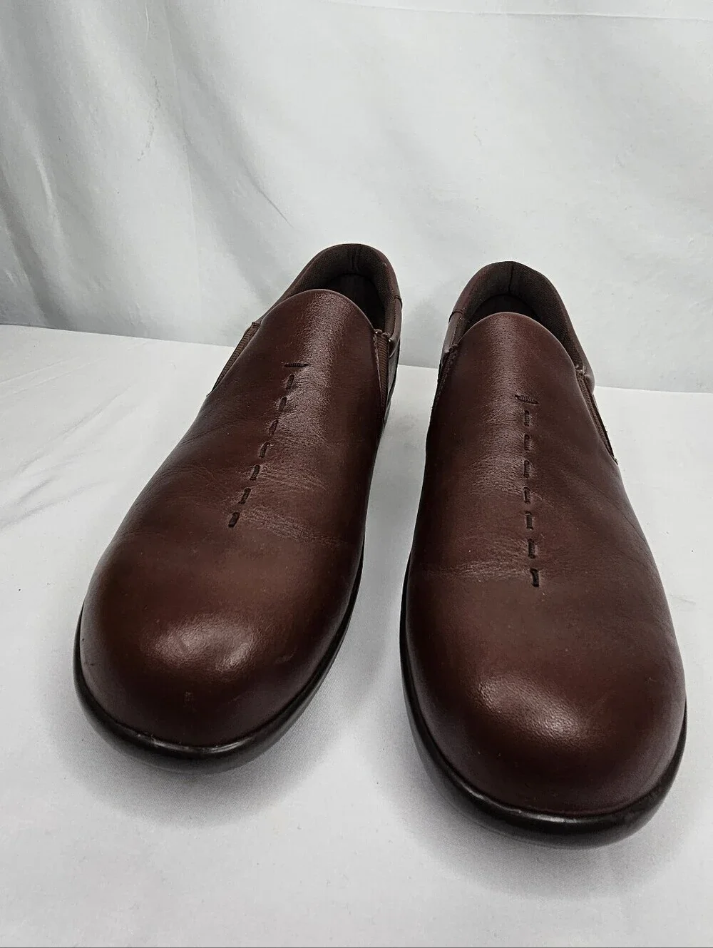 SAS Tripad Comfort Viva Brown Leather Slip-On Loafer Shoes Women's 9S